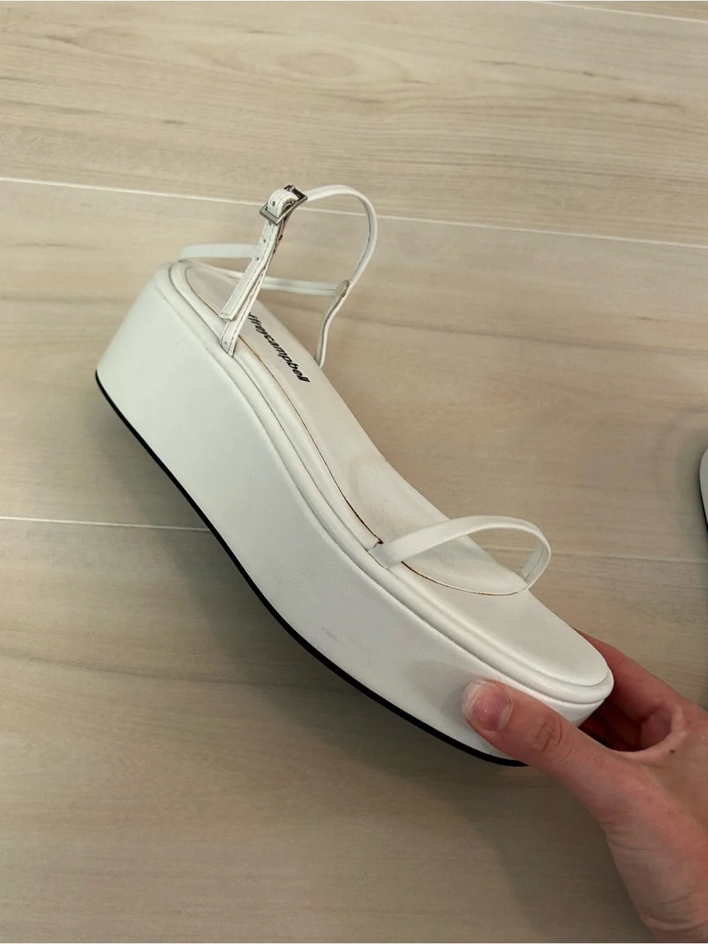 white jeffery campbell platform sandals